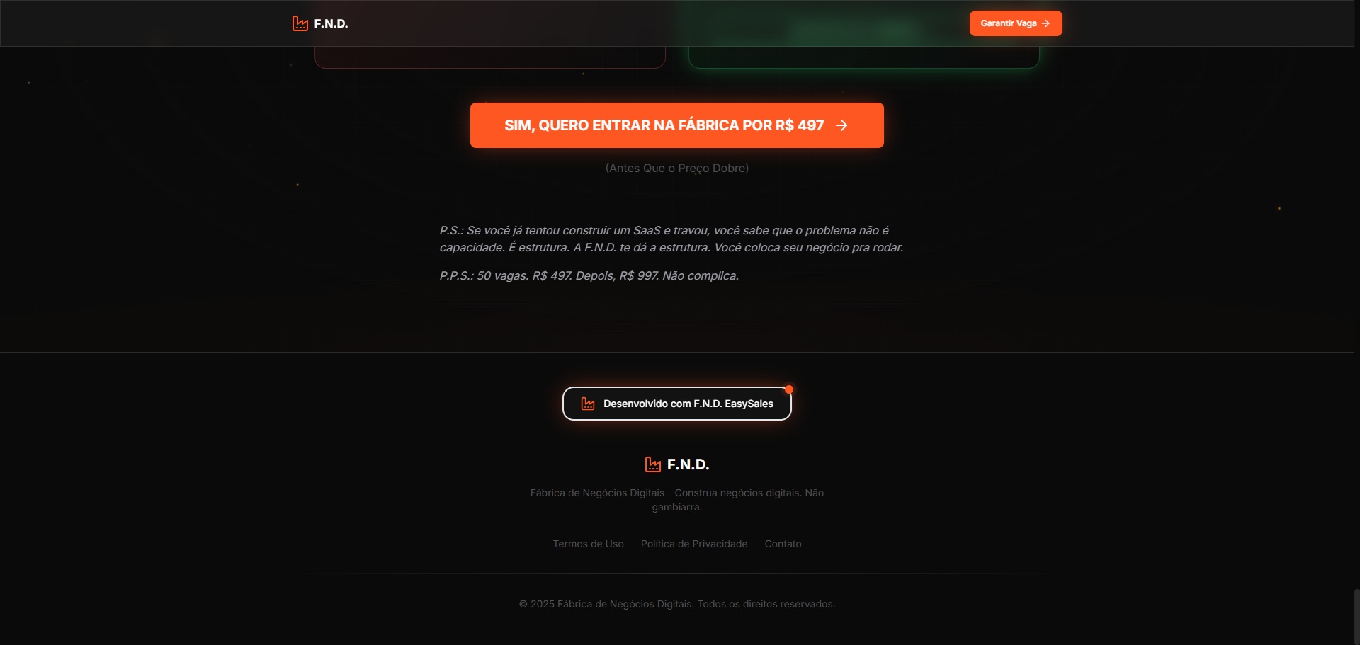 Templates de Landing Page